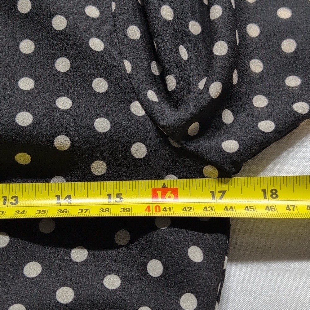 J Crew black Polka Dot dress size 0 - Picture 4 of 7